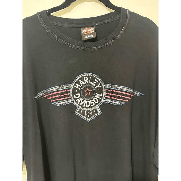 Harley-Davidson Graphic‎ Tee Biker T-Shirt Short Sleeve USA 2X - Picture 2 of 5